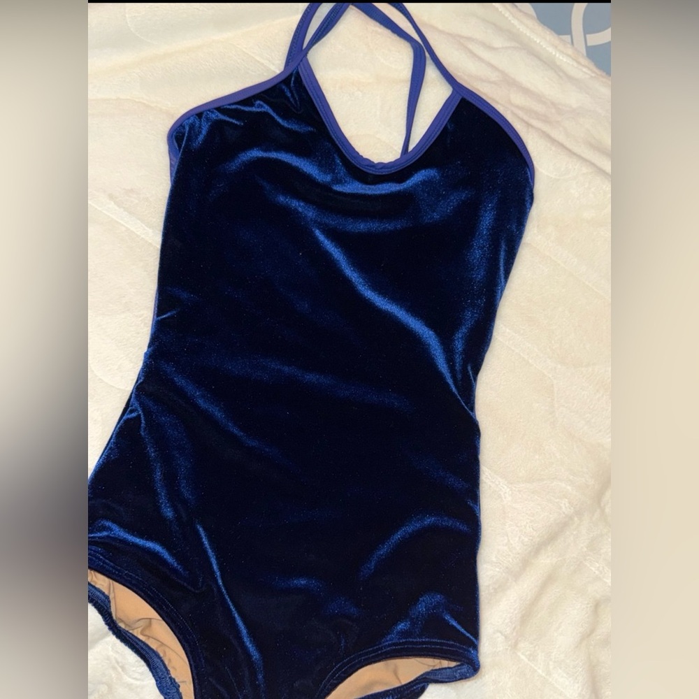 ilogear Velvet Blue leotard AXS fits like CXL